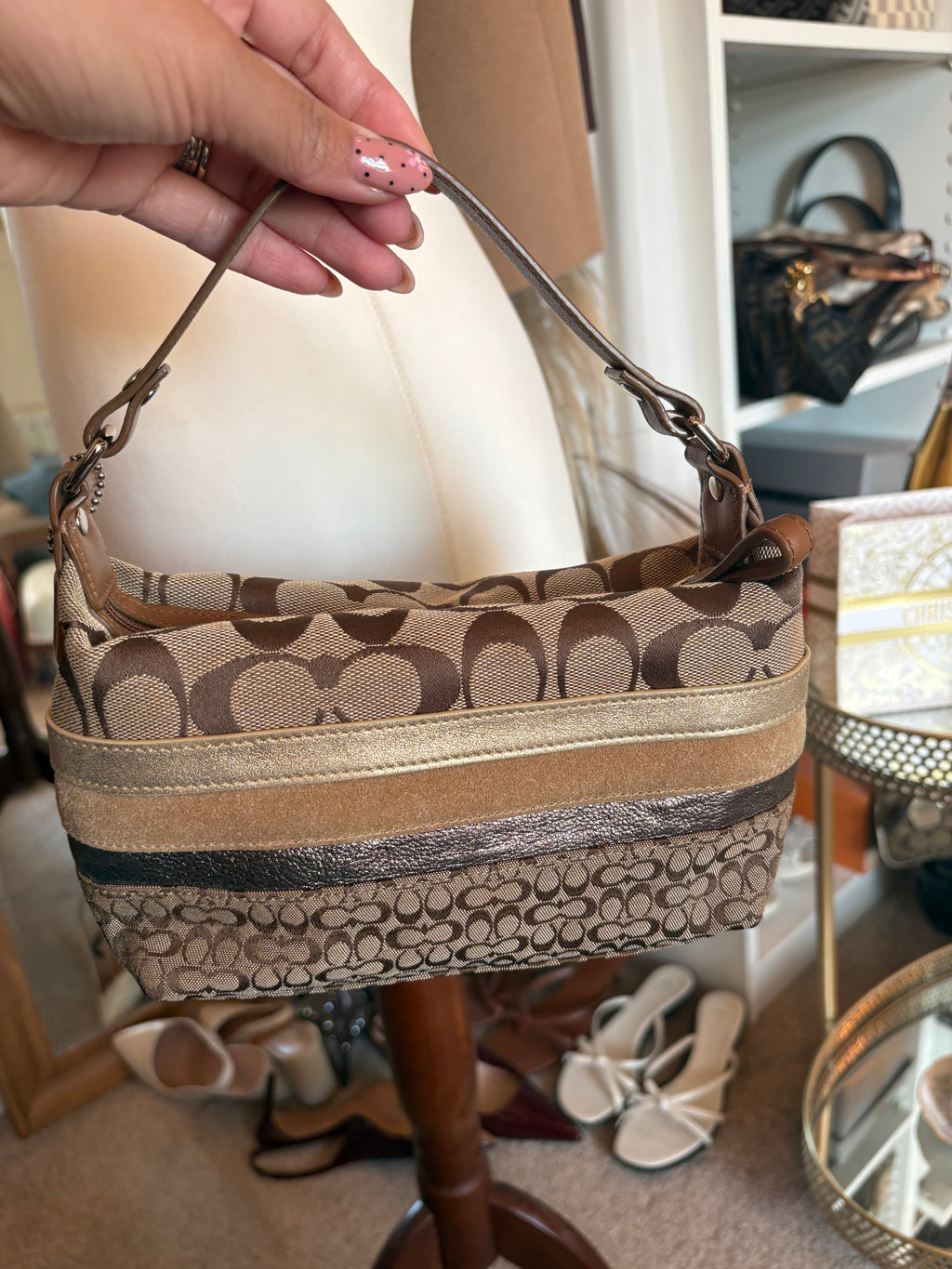 Coach mini shoulder bag