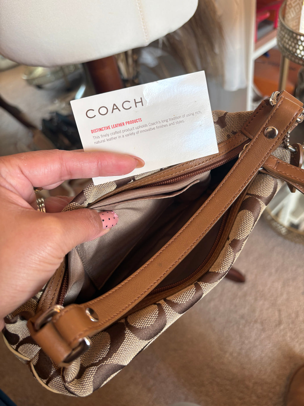 Coach mini shoulder bag